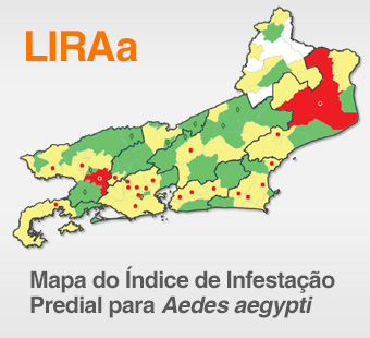 LIRAa: Mapa do Índice de Infestação Predial para Aedes aegypti